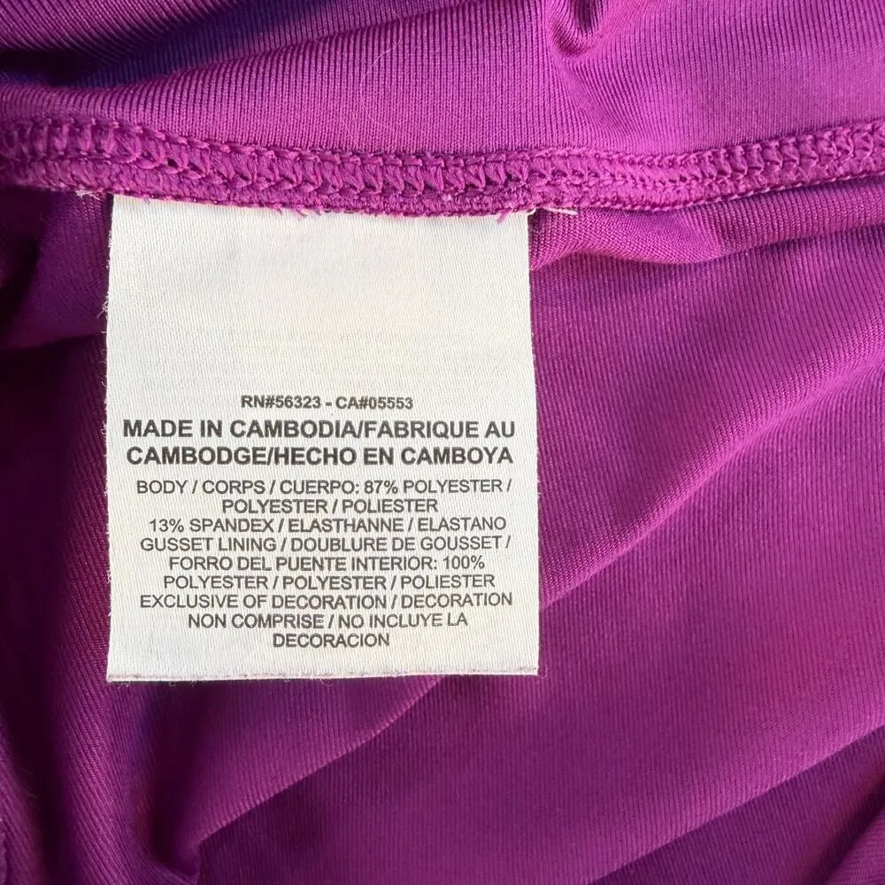 Nike Golf Dri-FIT Skort Womens XL Purple Athletic Tennis Golf Skirt Short Combo